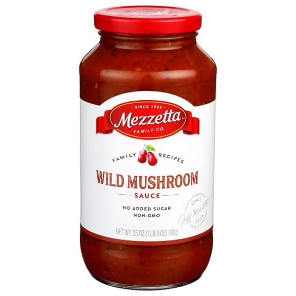 (Pack of 6) Mezzetta Sauce Pasta Wild Mushroom 25 oz