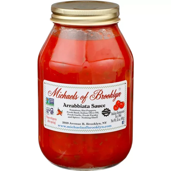 Pack of 6, Michaels Of Brooklyn Arrabbiata Sauce, 32 oz