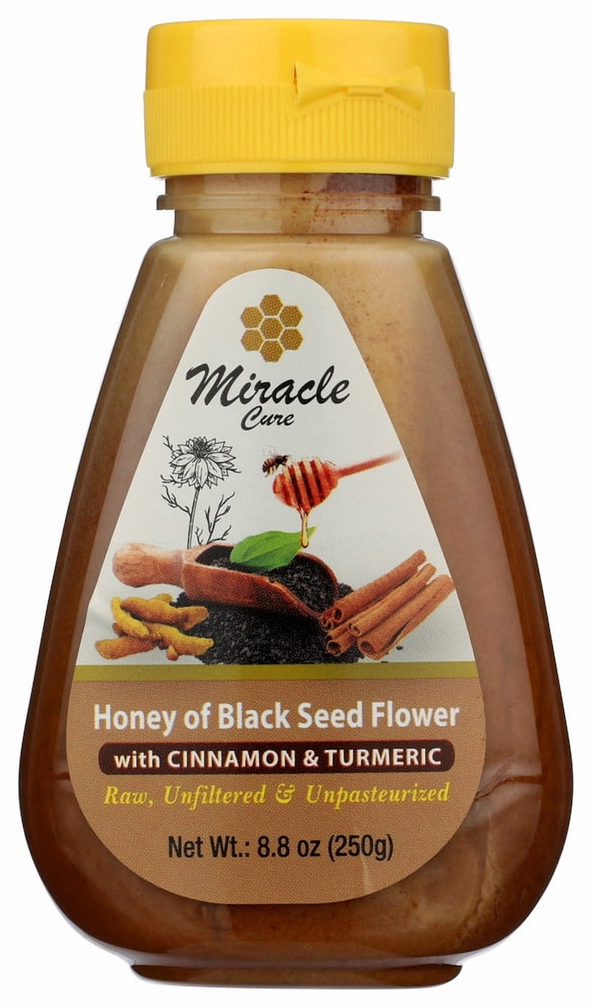 (Pack of 6) Miracle Cure Honey Cinnamon & Turmeric 8.8 oz