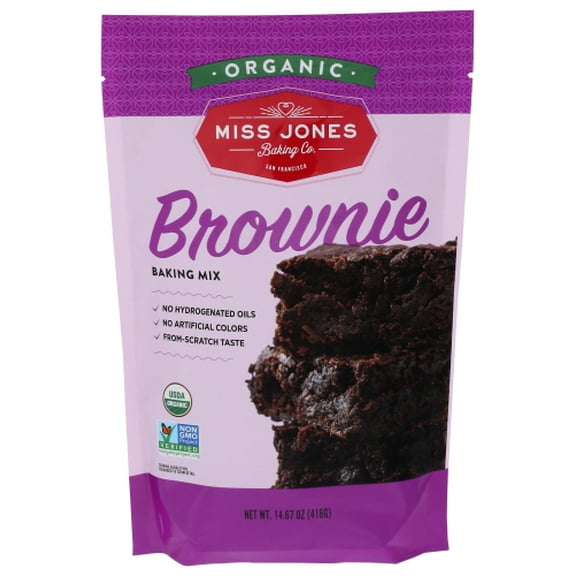 Pack of 6 Miss Jones Baking Co Brownie Mix 14.67 oz