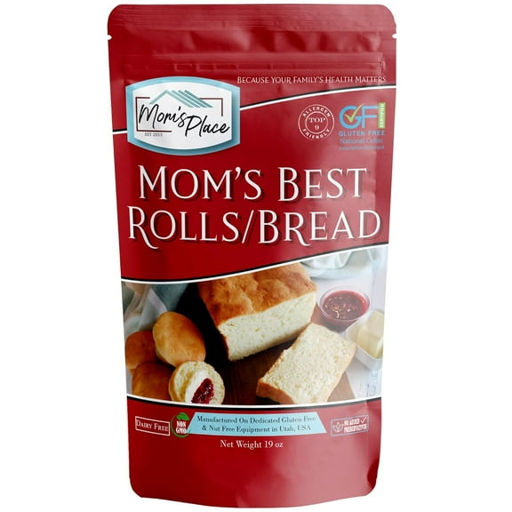 (Pack of 6) Moms Place Mixed Wheat Rolls Bread 14.6 oz