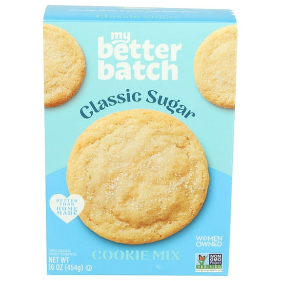 Pack of 6 My Better Batch Classic Sugar Cookie Mix 16 oz