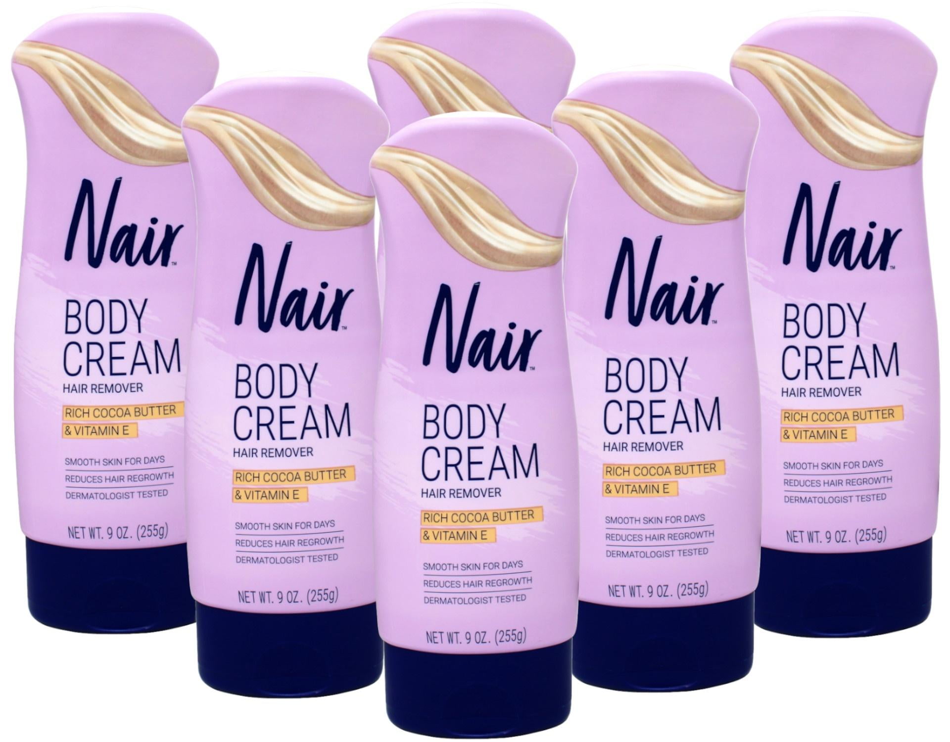 Nair Hair Remover Lotion Cocoa Butter & Vitamin-E 9 Ounce 266ml 6 Pack{{name}
