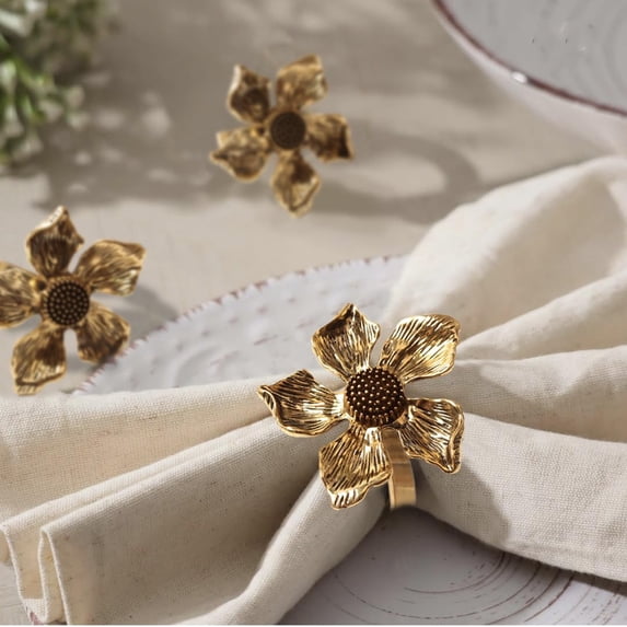 Pack of 6 Napkin Rings for Party Décor 