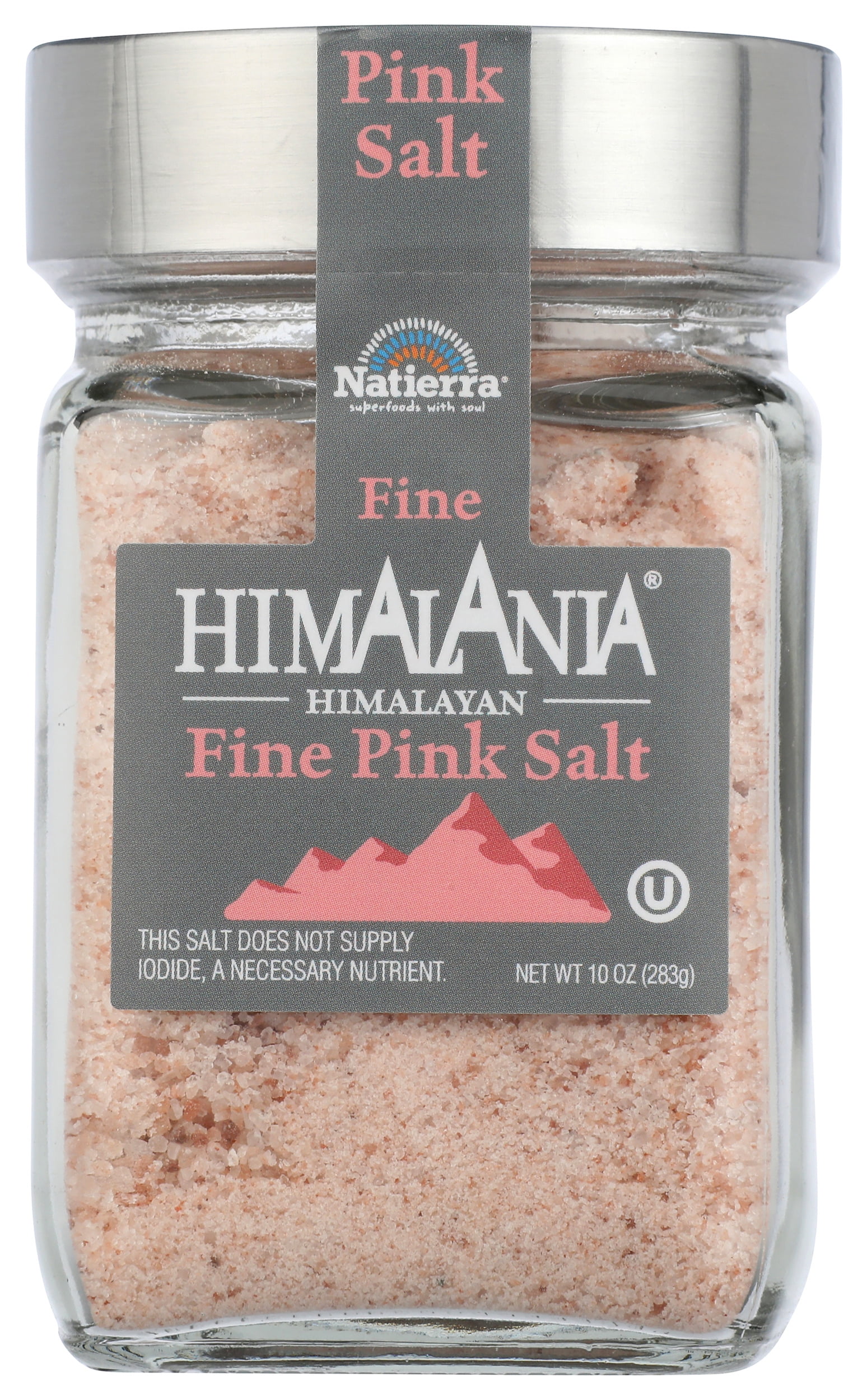 Pack of 6, Natierra Fine Himalania Himalayan Pink Salt, 10 oz
