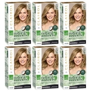 Pack of 6 Natural Instincts Clairol Non-Permanent Hair Color - 8A Medium Cool Blonde - 1 kit