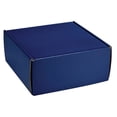 thumbnail image 1 of Pack of 6, Navy Blue Gourmet Shipping Box, 9x8.5x4" for Christmas Gift Giving, 1 of 1