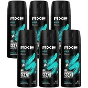 Pack of 6 New AXE Body Spray for Men Apollo 4 oz