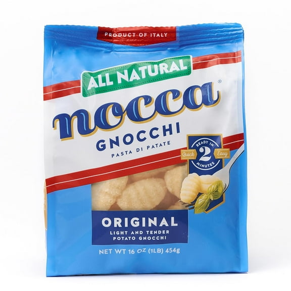 Pack of 6, Nocca Original Light and Tender Potato Gnocchi, 16 oz