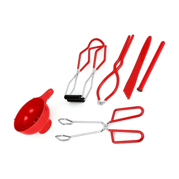 Pack of 6 Nonrust Steel Canning Tool Jar Lifter Magnetic Lid Lifter Bubble Removers