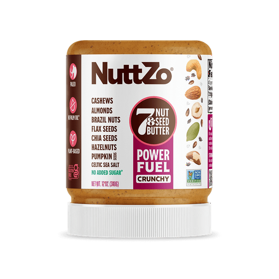 Pack of 6, Nuttzo atural Paleo Power Fuel Crunchy, 12 oz