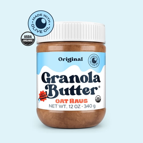 Pack of 6, Oat Haus Original Granola Butter, 12 oz