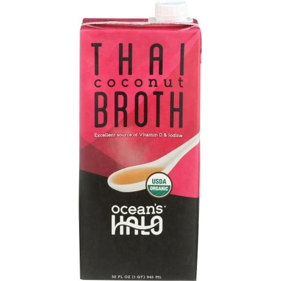 (Pack of 6) Oceans Halo Organic Thai Coconut Broth 32 Fo