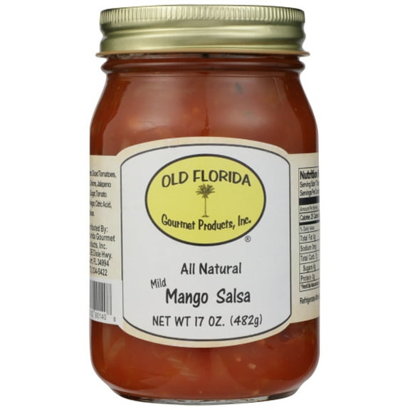 (Pack of 6) Old Florida Gourmet Mango Mild Salsa 17 oz
