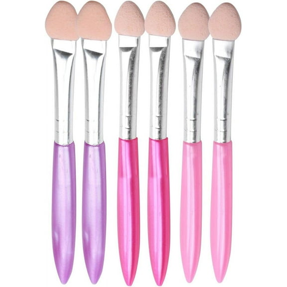 Pack of 6 One End Soft Foam Tip Eyeshadow Applicators