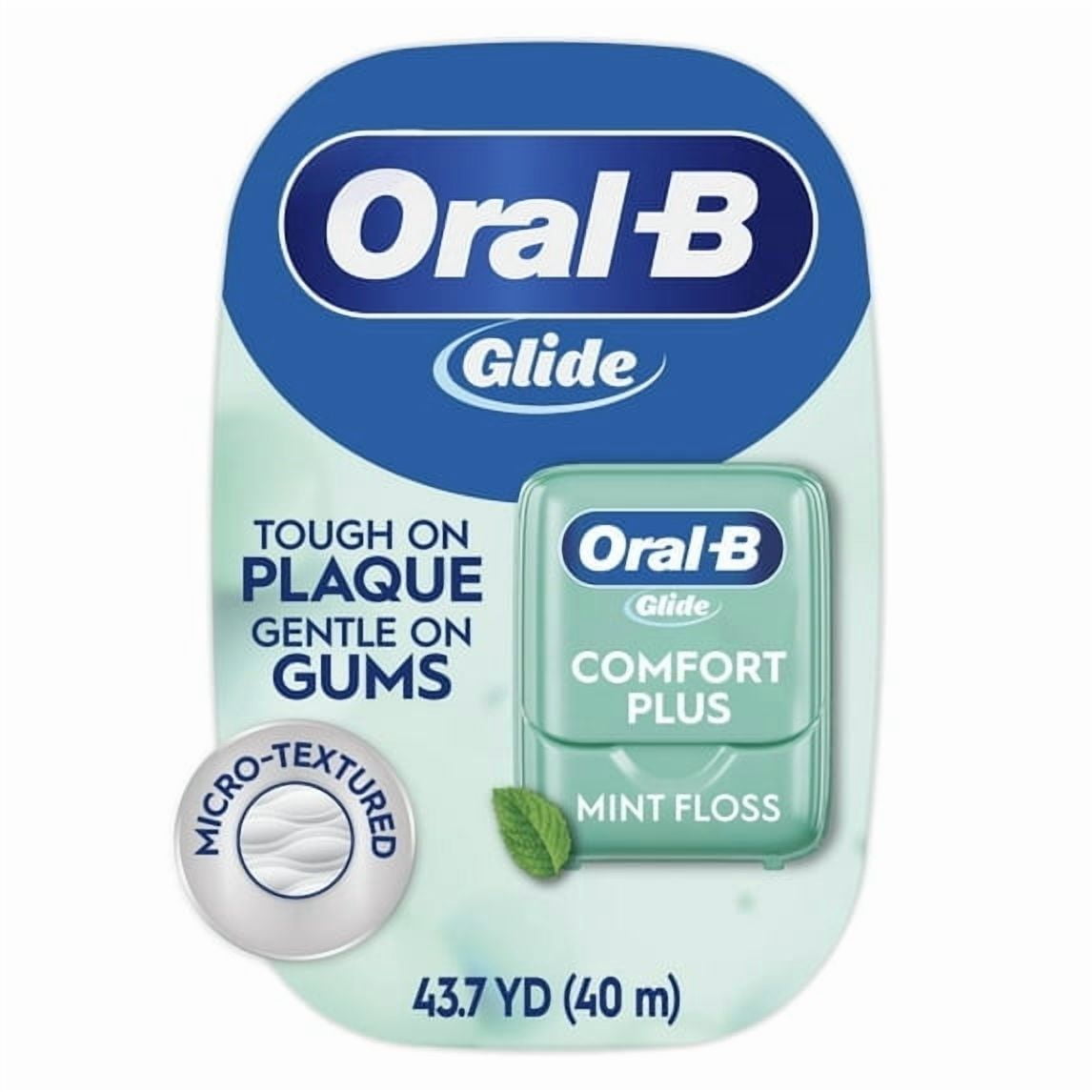 (Pack of 6) Oral-B Glide Mint Comfort Plus Floss 43.7 Yd