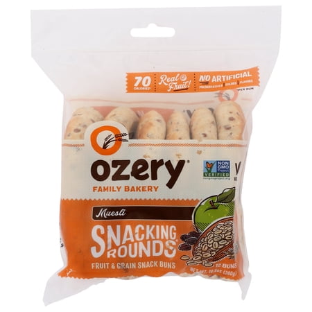 (Pack of 6) Ozery Snacking Rounds, Muesli, 10.6oz