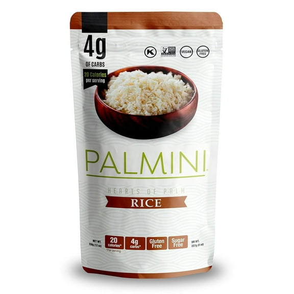 Pack of 6, Palmini Hearts of Palm Rice, 12 oz