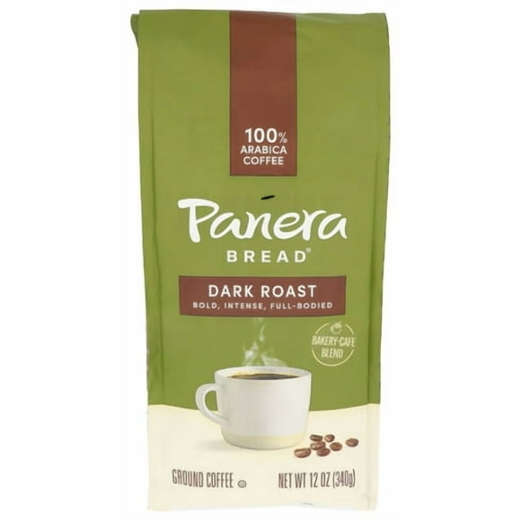 (Pack of 6) Panera Bread Coffee Dark Roast Ground 12 oz
