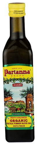 Pack of 6 Partanna Extra Virgin Organic Olive Oil 500ml