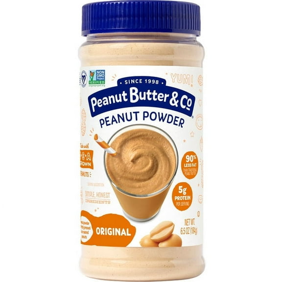 Pack of 6, Peanut Butter & Co Original Peanut Powder, 6.5 oz