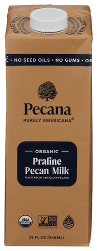 Pack of 6 Pecana Milk Praline Pecan Organic 32 fl oz