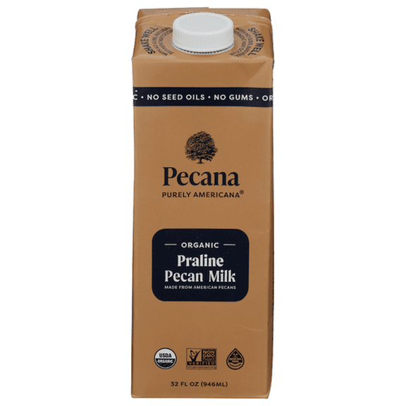 Pack of 6 Pecana Milk Praline Pecan Organic 32 fl oz