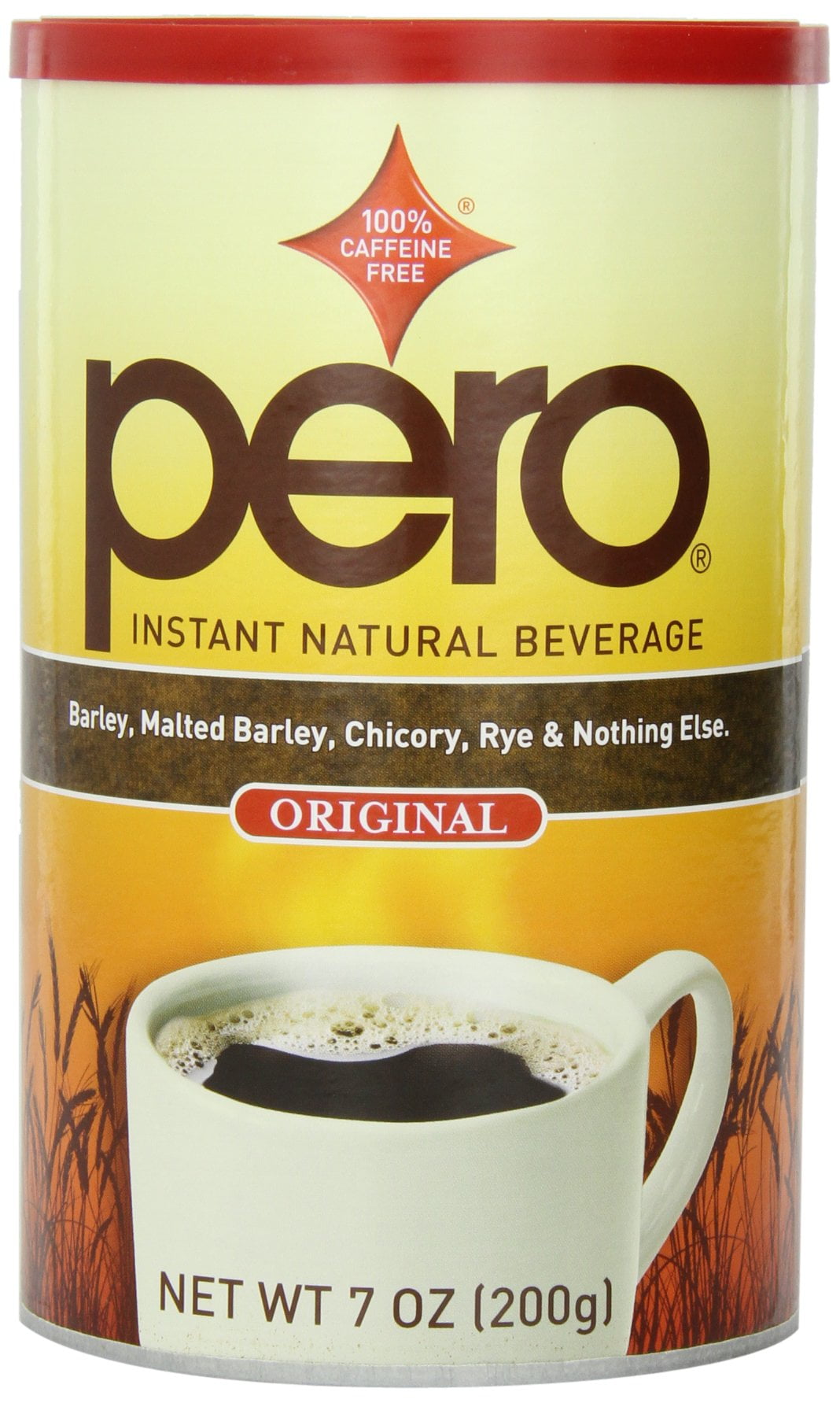 その他 pero Pero Instant Natural Chicory Drink, Latte Blend, 7-Ounce Canisters