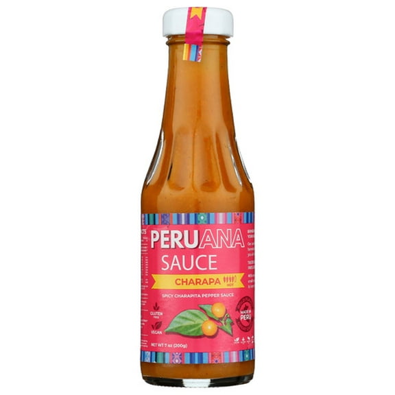 Pack of 6 Peruana Sauce Charap Hot Chili Pepper 7 oz