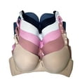 thumbnail image 1 of Pack of 6 Pieces Women's Wired Basic Regular Padded Everyday Bras A/B/C/D/DD (34C), 1 of 3