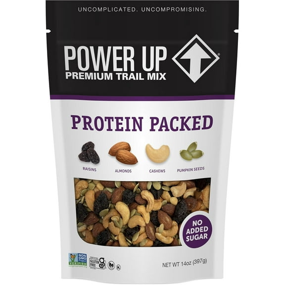 Pack of 6, Power Up Protein Pack Premium Trail Mix, 14 oz