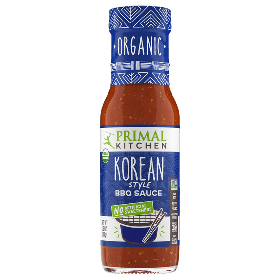 Pack of 6, Primal Kitchen Korean Style BBQ Sauce, 8.5 oz