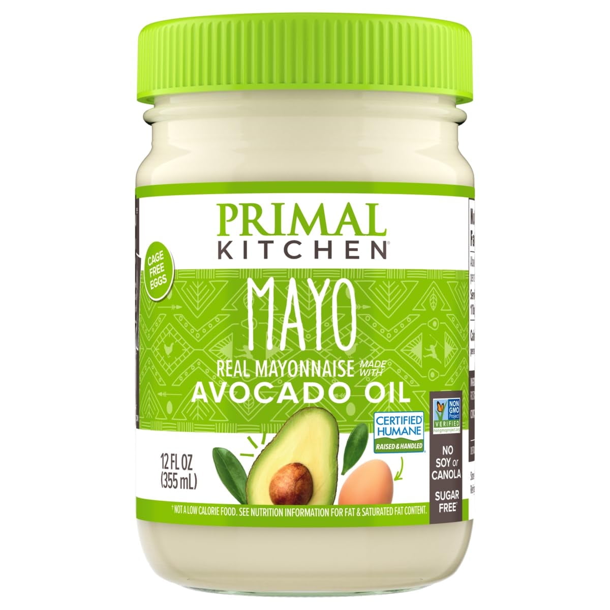 Pack of 6, Primal Kitchen Real Mayonnaise Made with Avocado Oil, 12 fl oz