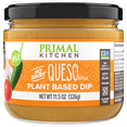 thumbnail image 1 of Pack of 6, Primal Kitchen No-Dairy Queso-Style Plant-Based Dip, 11.5 oz, 1 of 4