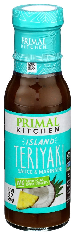 Pack of 6 Primal Kitchen No Soy Island Teriyaki Sauce 9 oz