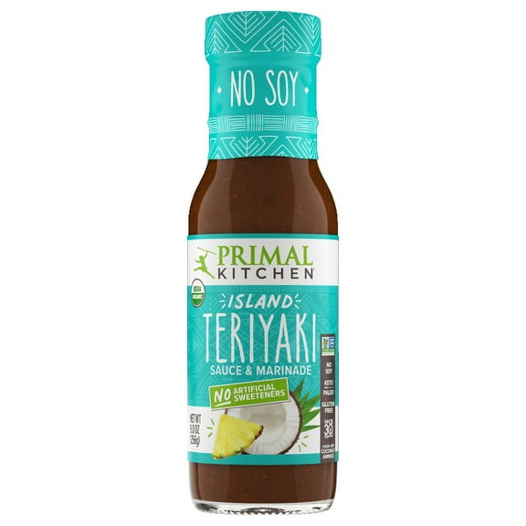 Pack of 6, Primal Kitchen No-Soy Island Teriyaki Sauce & Marinade, 9 oz