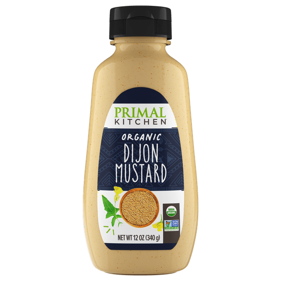 Pack of 6, Primal Kitchen Organic Dijon Mustard, 12 oz