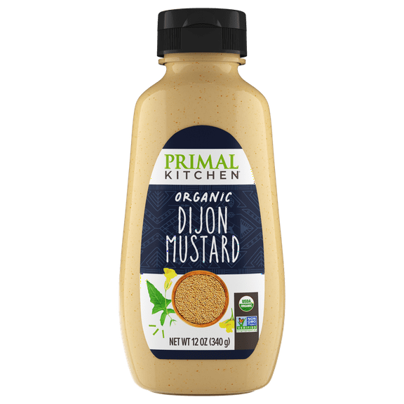 Pack of 6, Primal Kitchen Organic Dijon Mustard, 12 oz