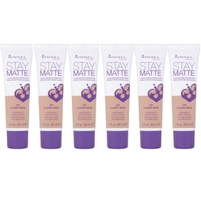 Pack of (6) RIMMEL LONDON Stay Matte Liquid Mousse Foundation - Classic Beige