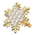 thumbnail image 1 of Pack of 6 Resistant Napkin Rings Snowflake Napkins Buckles for Wedding Banquet Versatile Table Decoration, 1 of 9