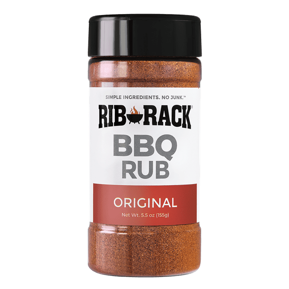 Pack of 6, Rib Rack Original BBQ Rub, 5.5 oz