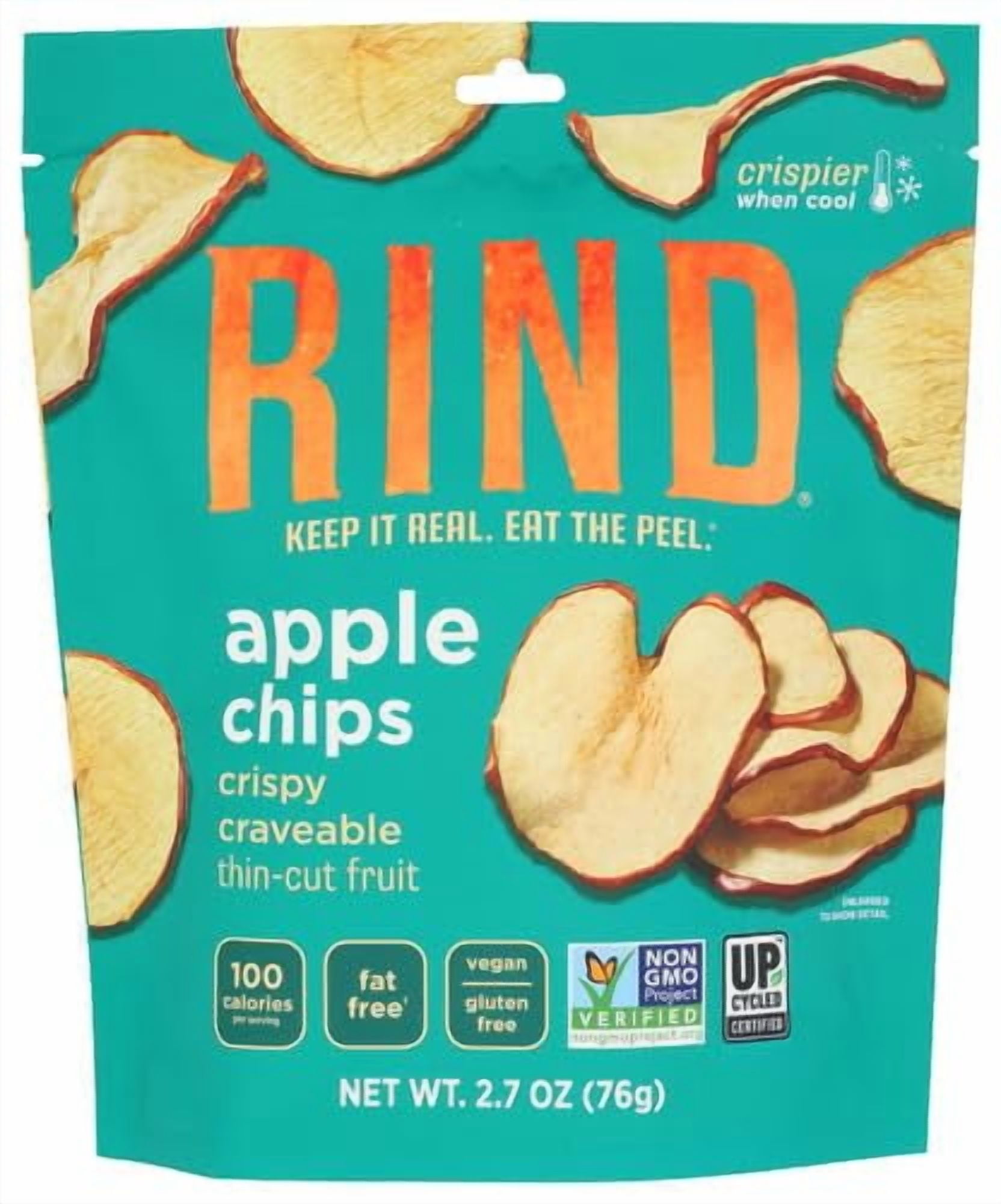(Pack of 6) Rind Fruit Dried Apple Chips 2.7 Oz