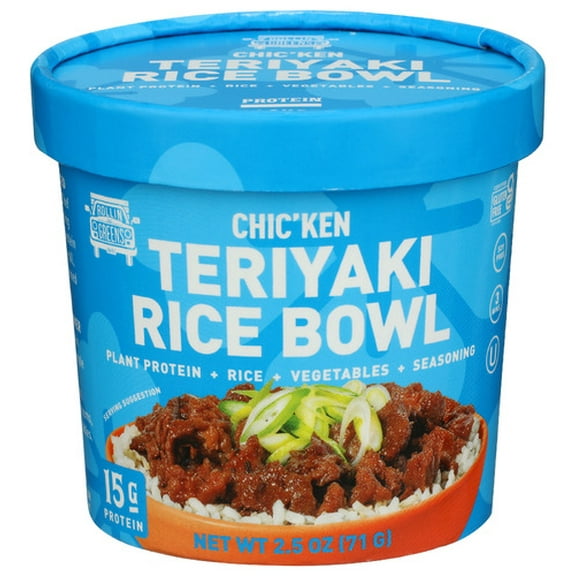 (Pack of 6) Rolling Reens Chicken Teriyaki Bowl 2.5 Oz
