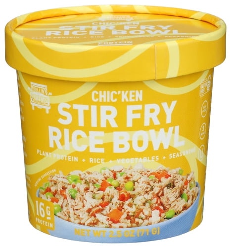 (Pack of 6) RollingReens Bowl Rice Chicken Stir Fry 2.5 Oz
