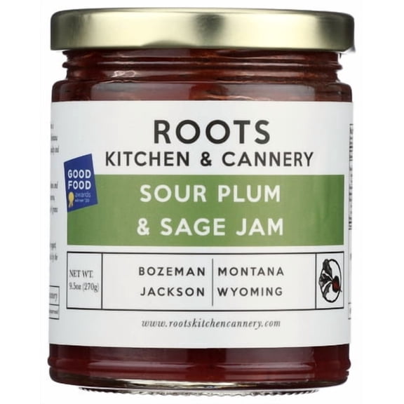 (Pack of 6) Roots Kitchen & Cannery Spread Fruit Sour Plum Sauce 9 oz