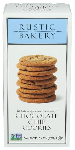 (Pack of 6) Rustic Bakery Chocolate Chip Cookies 6 Oz