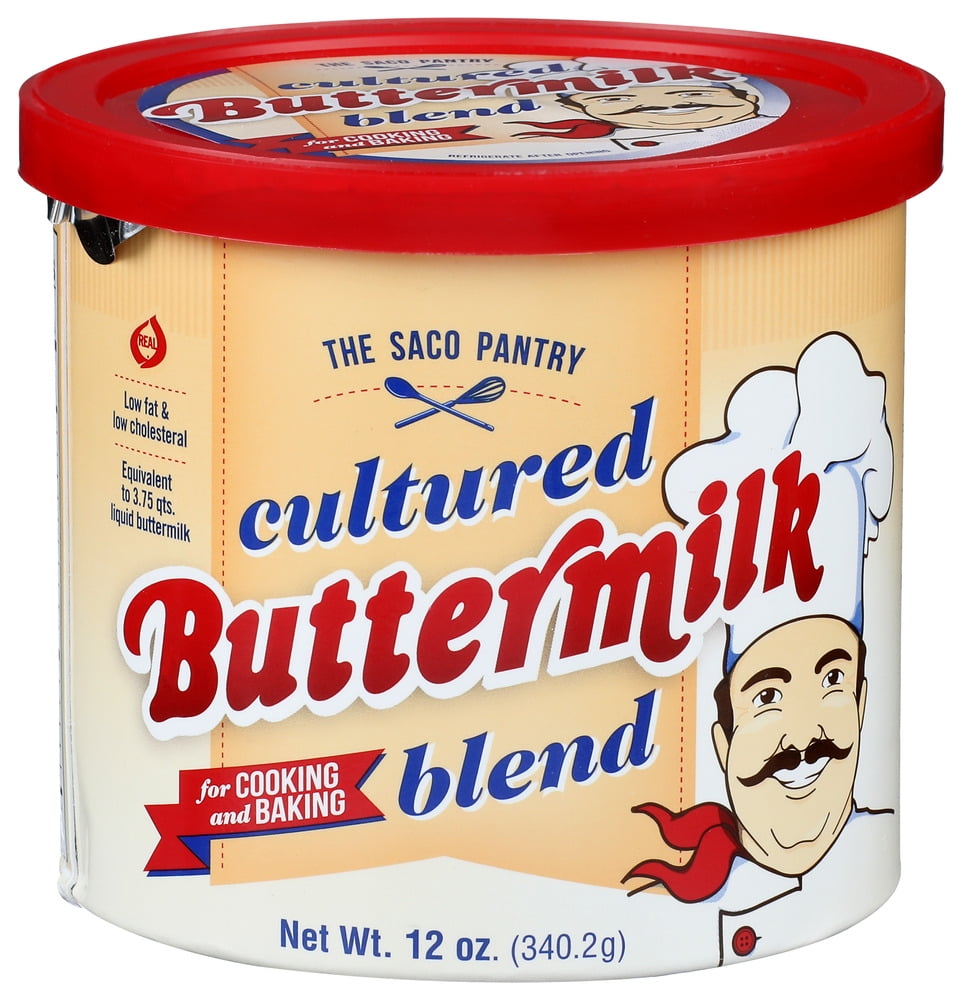 Pack of 6 SACO Buttermilk Powder Can 12 oz