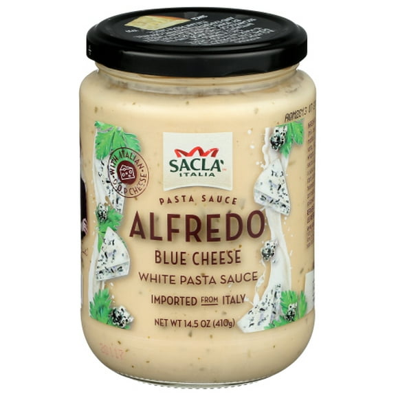Pack of 6 Sacla Alfredo Blue Cheese Sauce 14.5 oz