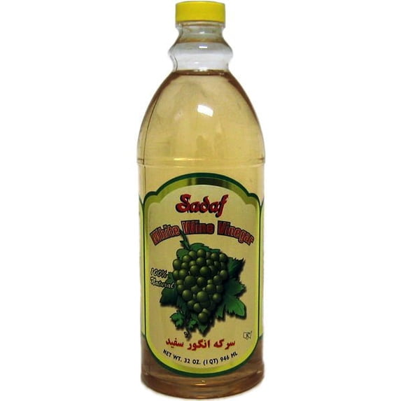 (Pack of 6) Sadaf White Wine Vinegar 32 Oz