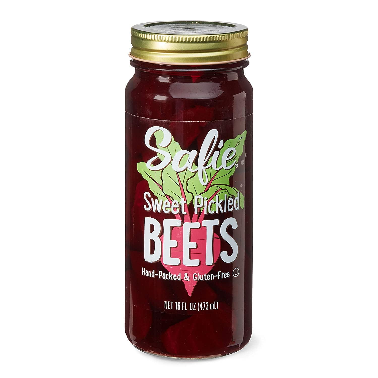 Pack of 6, Safie Sweet Pickled Beets, 16 oz